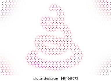 Light background with spots. Modern abstract illustration with colorful water drops. New template for your brand book.