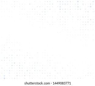 Light background with translucent blue stars. Abstract backdrop for layouts, covers, cards, Wallpaper. Vector illustration