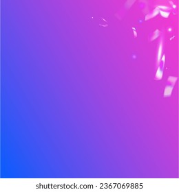 heller Hintergrund. Transparente Tinsel. Rosa, glänzende Falten. Webpunk-Folie. Geburtsgefühl. Blur feiert Sonnenlicht. Party-Gefängnis. Glamour Art. violetter heller Hintergrund