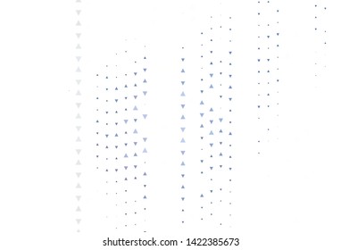 Light background with triangles. Beautiful illustration with triangles in nature style. Pattern for booklets, leaflets
