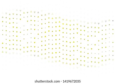 Light background with triangles. Decorative design in abstract style with triangles. Modern template for landing page.