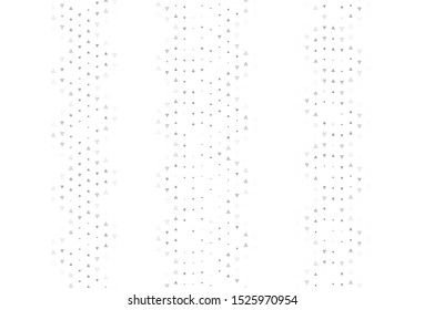 Light background with triangles. Illustration with set of colorful triangles. Smart design for your adverts.