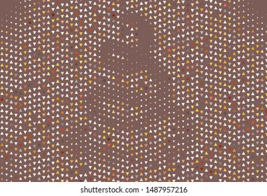 Light background with triangles. Modern abstract illustration with colorful triangles. Pattern for booklets, leaflets