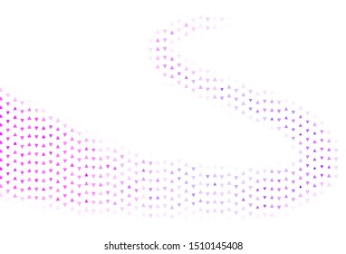 Light background with triangles. Modern abstract illustration with colorful triangles. Best design for poster, banner.