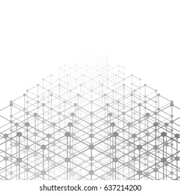 Light background with triangles.Template for style design. 3d triangle mesh. Grey abstract triangle template.