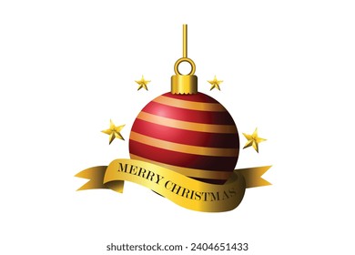 Light Ball Christmas Sticker Design
