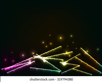 Light Bamboo abstract background