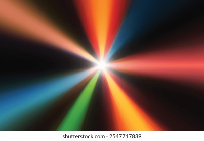 Fondo Abstractas de explosión de haz de luz, fondo abstracto ligero.
