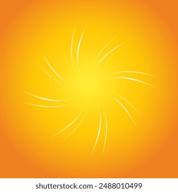 light beam transparency on orange background, sun shine, sunlight graphic, light ray, sunshine, star light shine