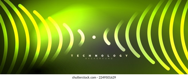 Vigas de luz, líneas de neón fondo abstracto. Ilustración vectorial para fondo de escritorio, pancarta, fondo, tarjeta, ilustración del libro, página de inicio