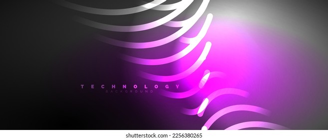 Helle Balken, Neonlinien abstrakter Hintergrund. Vektorgrafik für Bildschirmhintergründe, Banner, Hintergrund, Karte, Buchillustration, Landing-Page