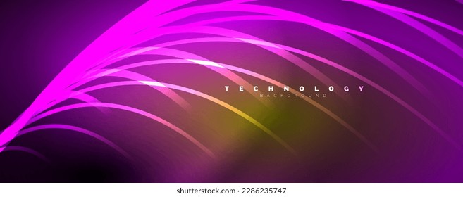 Helle Balken, Neonlinien abstrakter Hintergrund. Vektorgrafik für Bildschirmhintergründe, Banner, Hintergrund, Karte, Buchillustration, Landing-Page