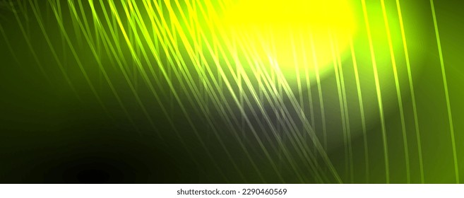 Light beams, neon lines abstract background. Vector Illustration For Wallpaper, Banner, Background, Card, Book Illustration, landing page