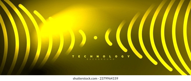 Light beams, neon lines abstract background. Vector Illustration For Wallpaper, Banner, Background, Card, Book Illustration, landing page
