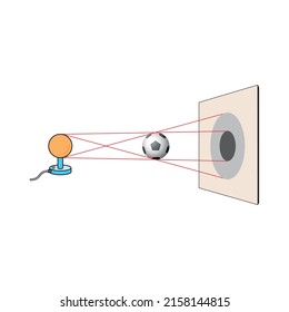 light behavior models. light intensity. luminous flux. light and shadow. physics