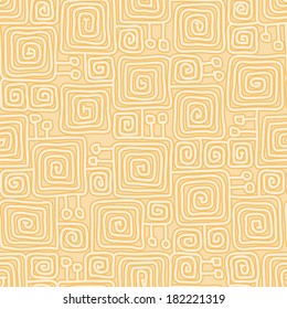 Light beige background with seamless abstract pattern