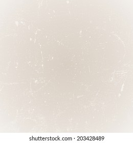 Light Beige Distressed Texture For Your Design. EPS10 Vector.