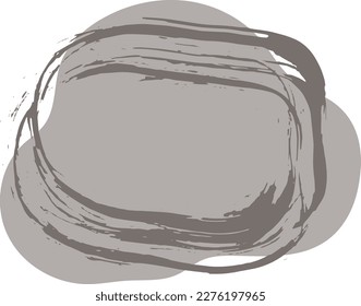 Pancarta de cepillo seco beige claro con espacio de copias