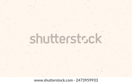Light beige rice paper texture seamless pattern. Cream washi paper background with speckles, flecks and particles. Vector illustration