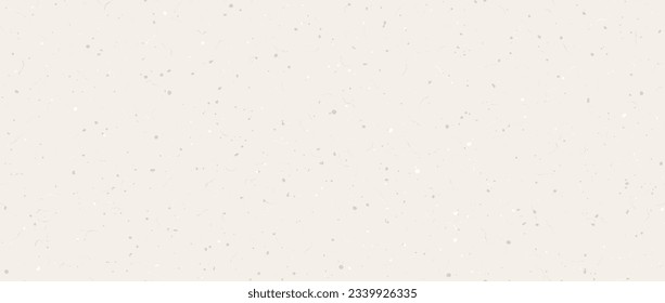 Light beige seamless grain paper texture. Vintage ecru background with dots, speckles, specks, flecks, particles. Craft repeating wallpaper. Natural cream grunge surface background. Vector backdrop