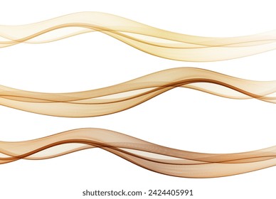 Light beige waves horizontal lines on a white background