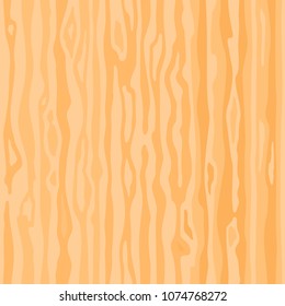 Light beige wood texture background. Empty natural pattern swatch template. Realistic plank. Seamless backdrop. Vector illustration 