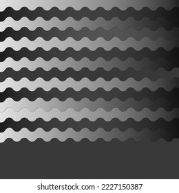 hellschwarzer Hintergrund für die Herstellung von Geschenkpapier, das aus geometrischen Formen verkettet ist	
