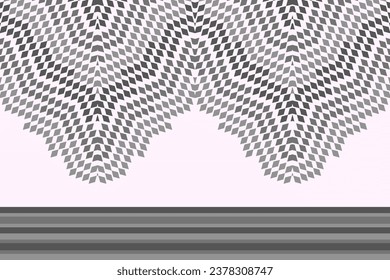 light black background for making gift wrapping paperconcatenated from geometric shapes