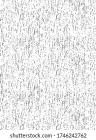 Light black coarse weave melange fabric texture. Square fragment, closeup top view. EPS10 vector.