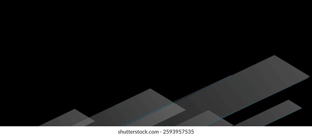 Light black dynamic abstract vector background with diagonal lines. Trendy classic colors . 3d cover of business presentation banner for sale evening party event. A fast-moving soft dot shadow