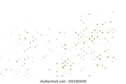 Light Black vector abstract colorful background, which consist of triangles. Pattern with colored triangles on white background.