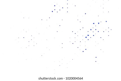 Light Black vector abstract colorful background, which consist of triangles. Pattern with colored triangles on white background.
