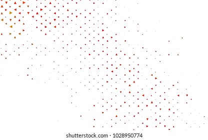 Light Black vector abstract colorful background, which consist of triangles. Pattern with colored triangles on white background.
