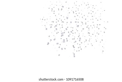 Light Black vector abstract colorful background, which consist of triangles. Pattern with colored triangles on white background.