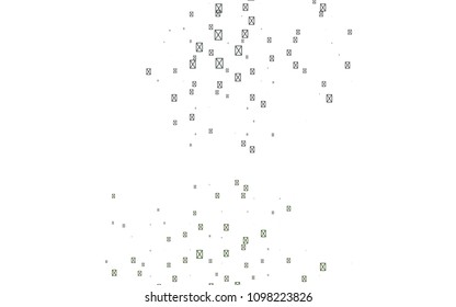 Light Black vector abstract colorful background, which consist of triangles. Pattern with colored triangles on white background.