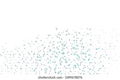 Light Black vector abstract colorful background, which consist of triangles. Pattern with colored triangles on white background.