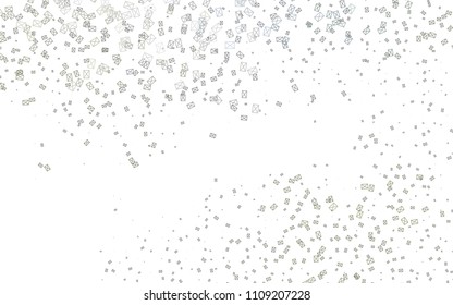 Light Black vector abstract colorful background, which consist of triangles. Pattern with colored triangles on white background.