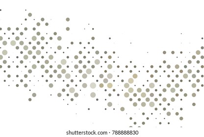 Light Black vector abstract pattern with circles. Geometry template for your business design. Background with colored spheres.