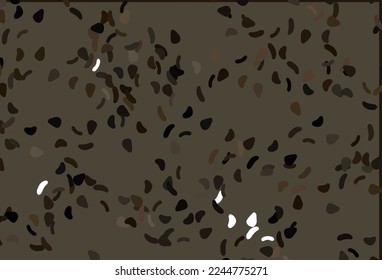 Light Black vector backdrop with abstract shapes. Illustration with colorful gradient shapes in abstract style. Elegant design for wallpapers.