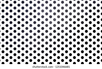 Light Black vector backdrop with dots. Abstract illustration with colored bubbles in nature style. Template for your brand book.