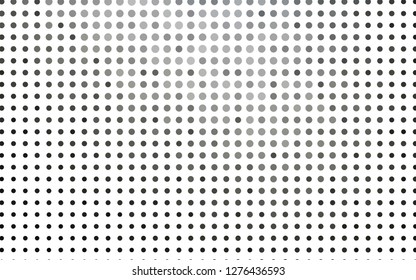 Light Black vector backdrop with dots. Blurred decorative design in abstract style with bubbles. Pattern for beautiful websites.