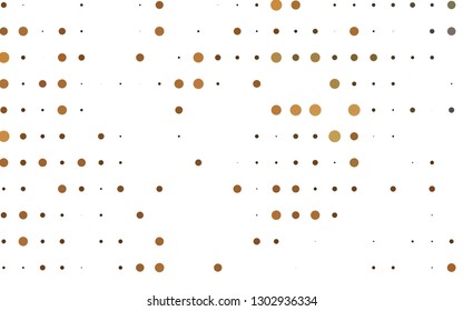 Light Black vector backdrop with dots. Beautiful colored illustration with blurred circles in nature style. Pattern for ads, leaflets.
