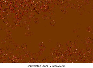 Light Black vector backdrop with dots. Glitter abstract illustration with blurred drops of rain. Design for posters, banners.