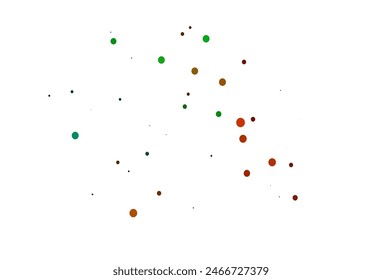 Light Black vector backdrop with dots. Beautiful colored illustration with blurred circles in nature style. Pattern for beautiful websites.
