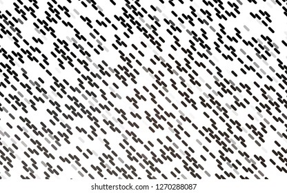 Light Black vector backdrop with long lines. Blurred decorative design in simple style with lines. Pattern for websites, landing pages.