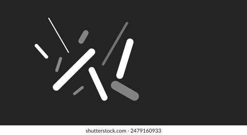 Light Black vector backdrop with long lines. Decorative shining illustration with lines on abstract template. Best design for your ad, poster, banner.