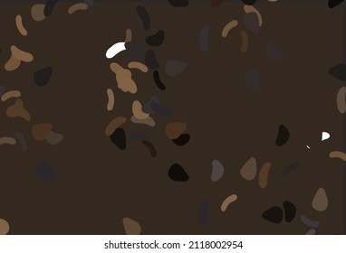 Light Black vector background with abstract forms. Simple colorful illustration with abstract gradient shapes. Background for a cell phone.