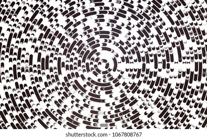 Light Black vector background with bubble shapes. A completely new color illustration in marble style. A new texture for your  ad, booklets, leaflets.