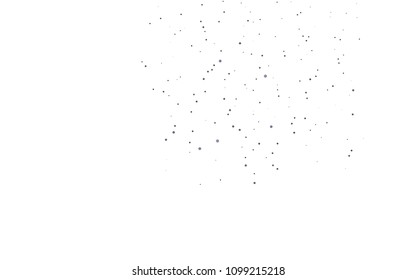 Light Black vector  background with bubbles. Blurred bubbles on abstract background with colorful gradient. Pattern can be used as texture of water, rain drops.