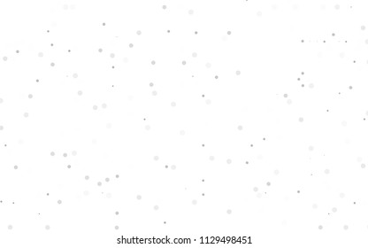 Light Black vector  background with bubbles. Beautiful colored illustration with blurred circles in nature style. Completely new template for your brand book.